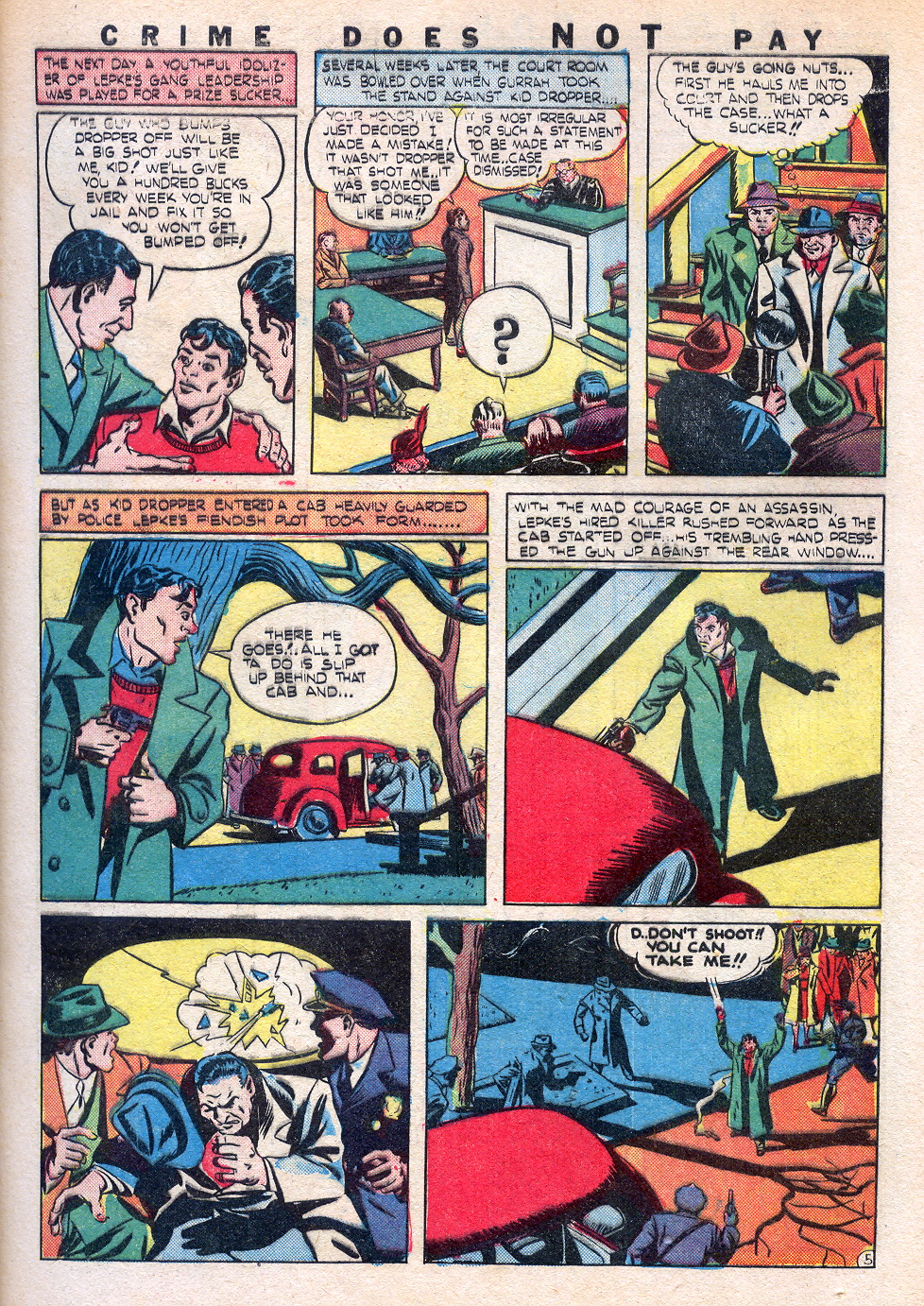Crime Does Not Pay #22 (Lev Gleason), page 7. Public domain (US).