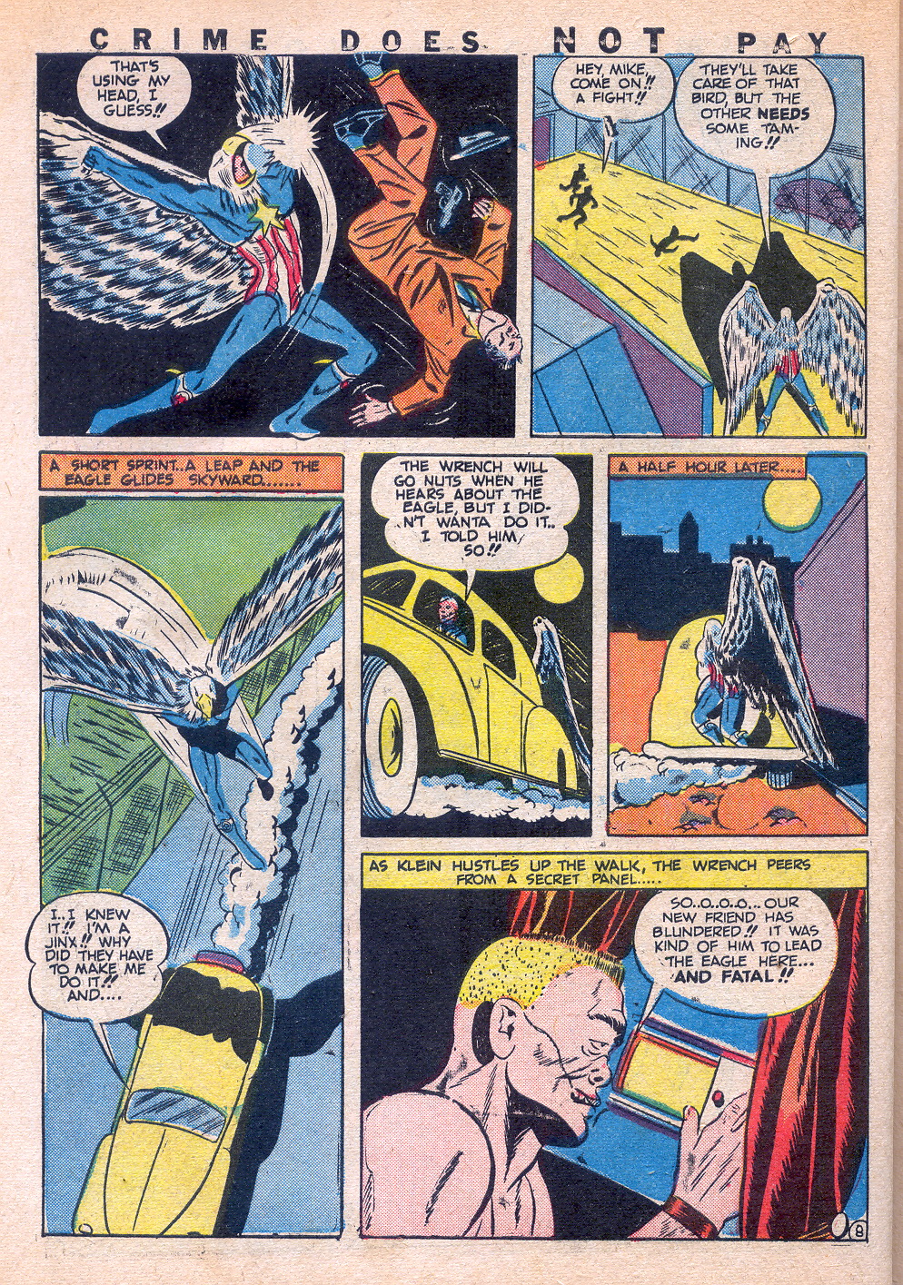 Crime Does Not Pay #22 (Lev Gleason), page 64. Public domain (US).