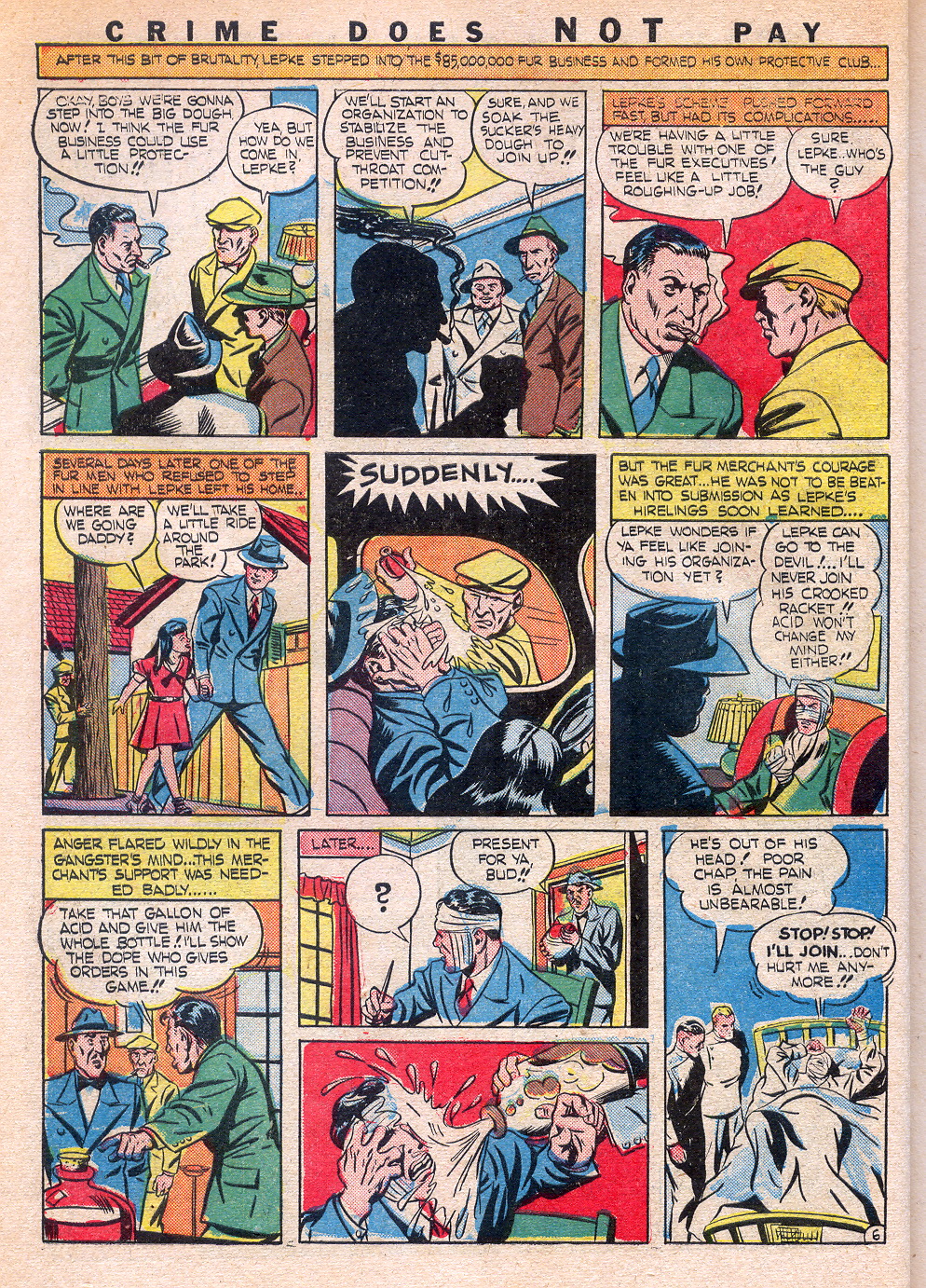 Crime Does Not Pay #22 (Lev Gleason), page 8. Public domain (US).