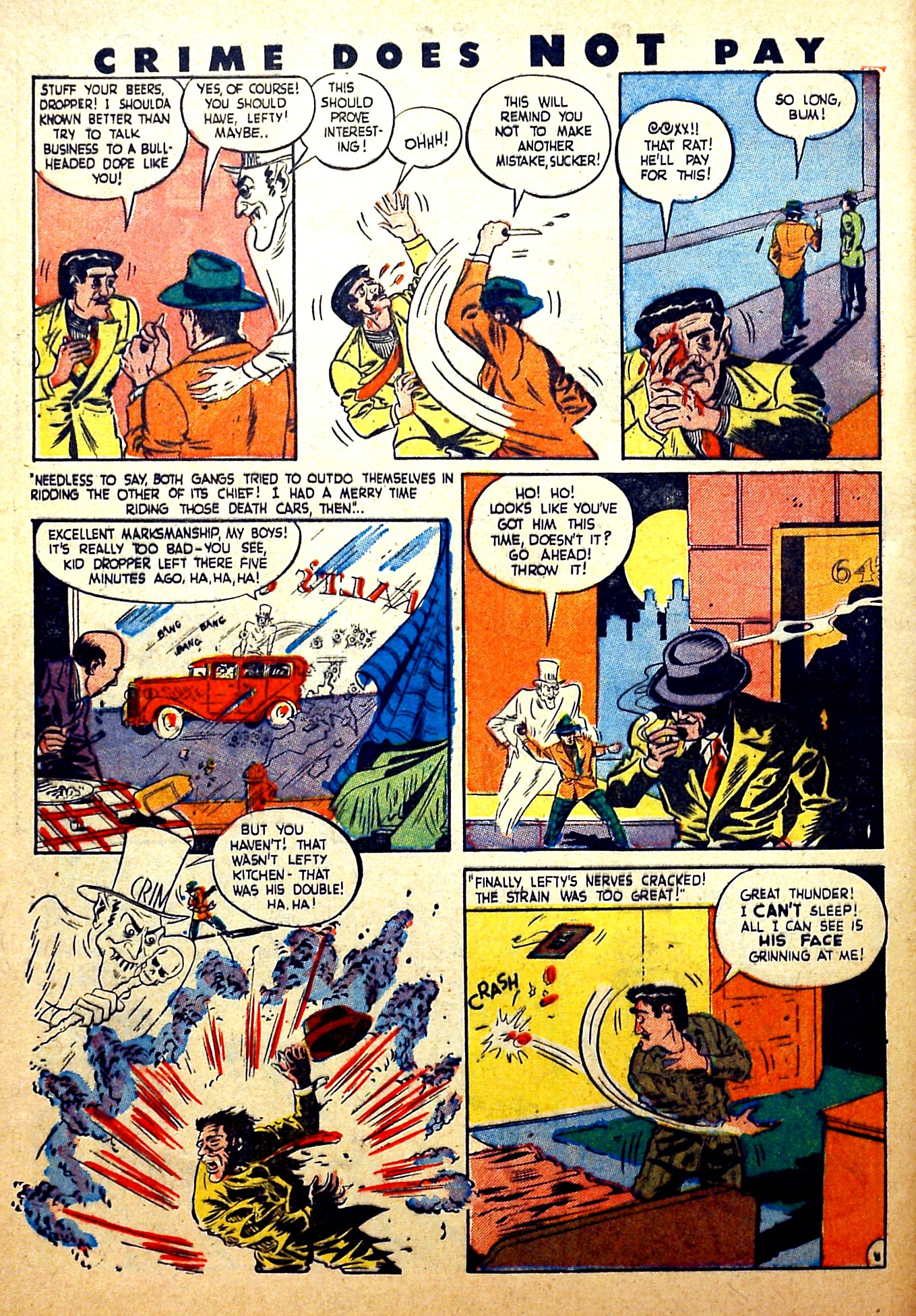 Crime Does Not Pay #28 (Lev Gleason), page 12. Public domain (US).
