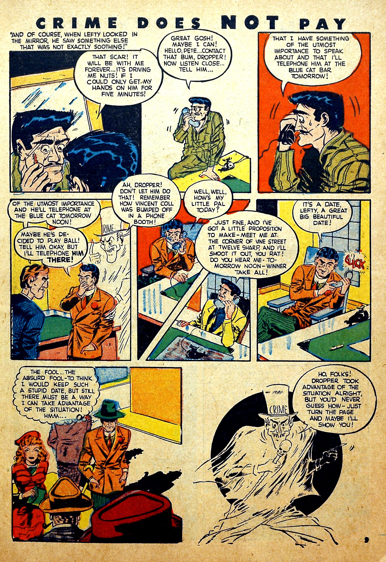 Crime Does Not Pay #28 (Lev Gleason), page 13. Public domain (US).