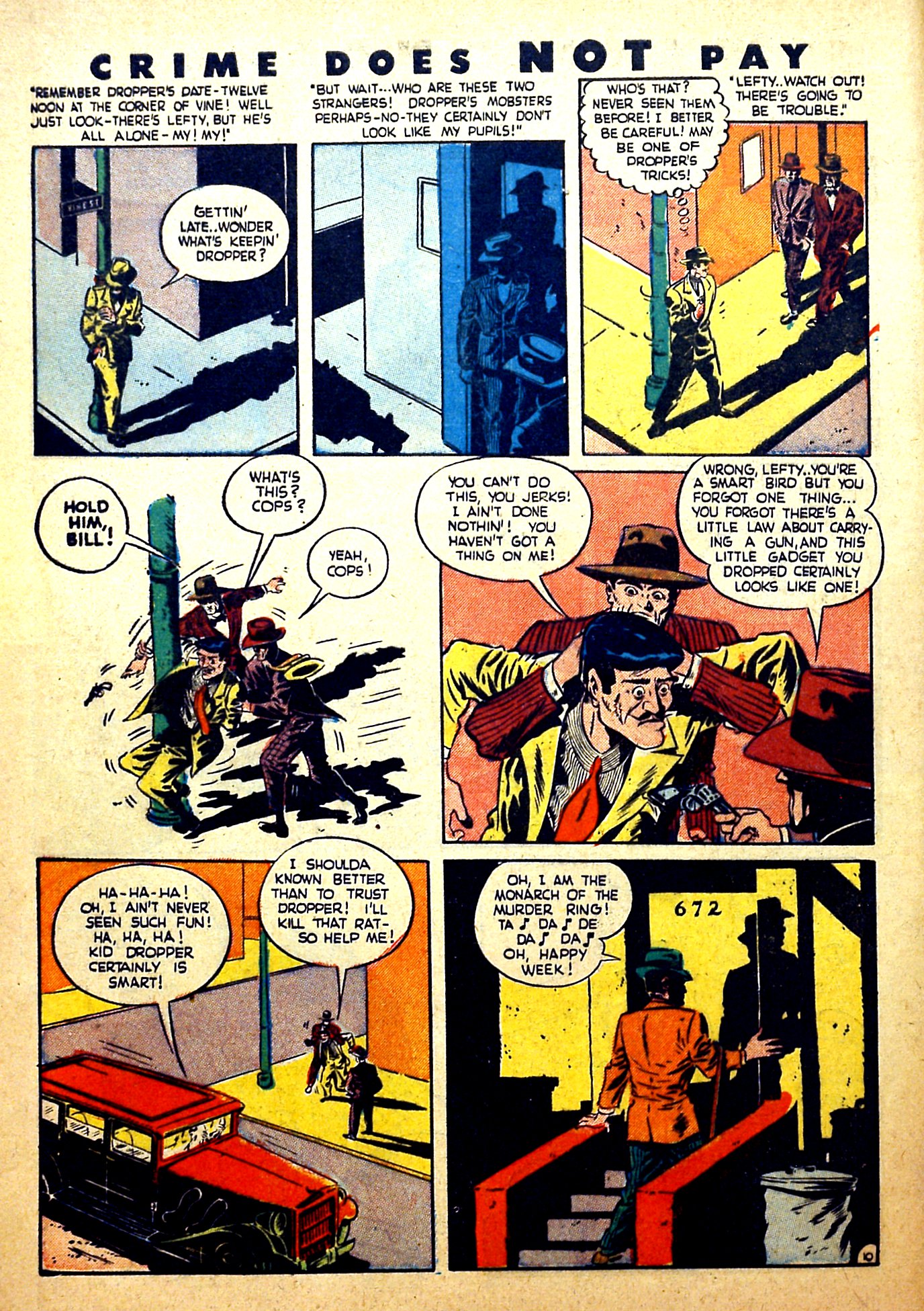 Crime Does Not Pay #28 (Lev Gleason), page 14. Public domain (US).