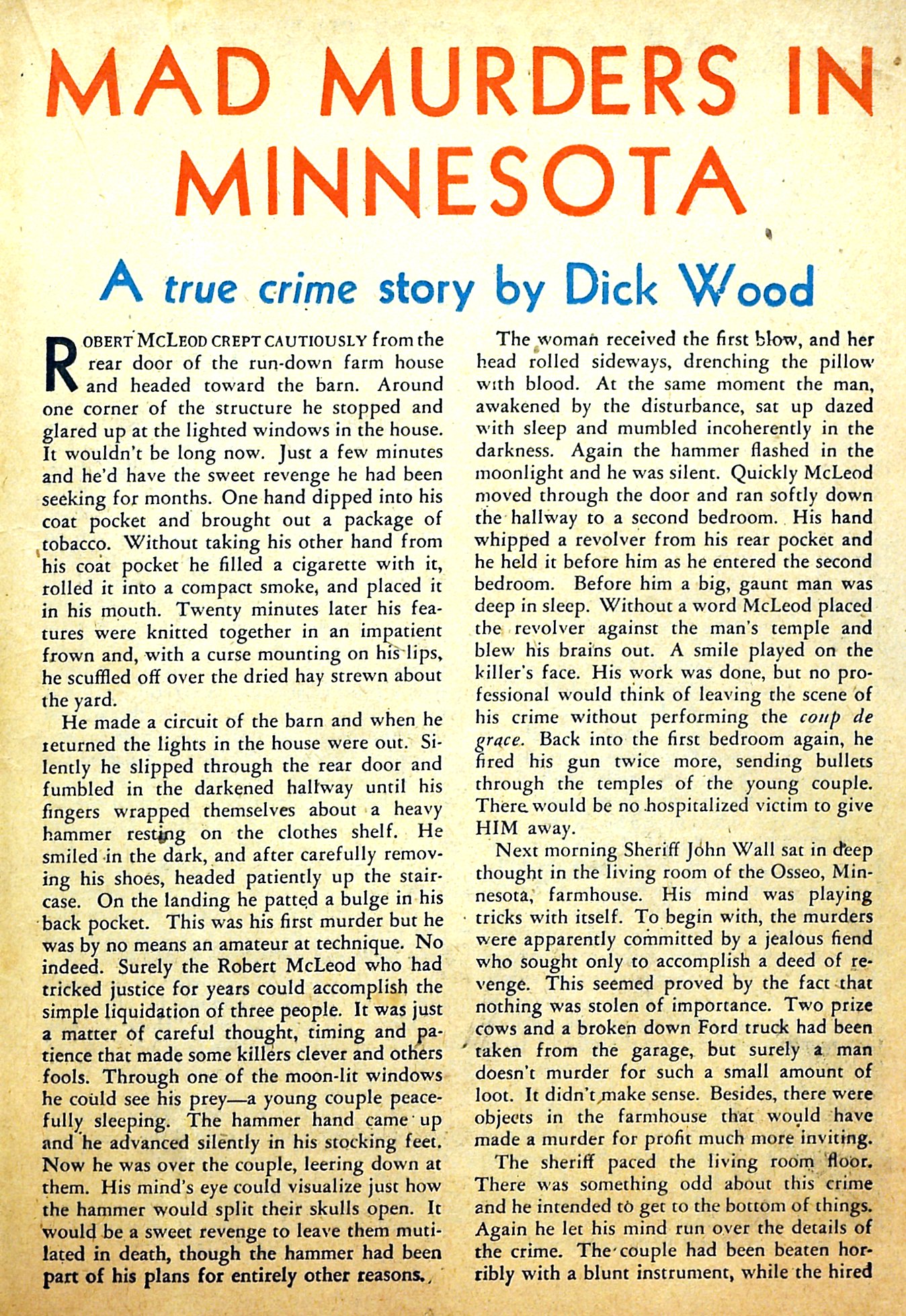Crime Does Not Pay #28 (Lev Gleason), page 33. Public domain (US).