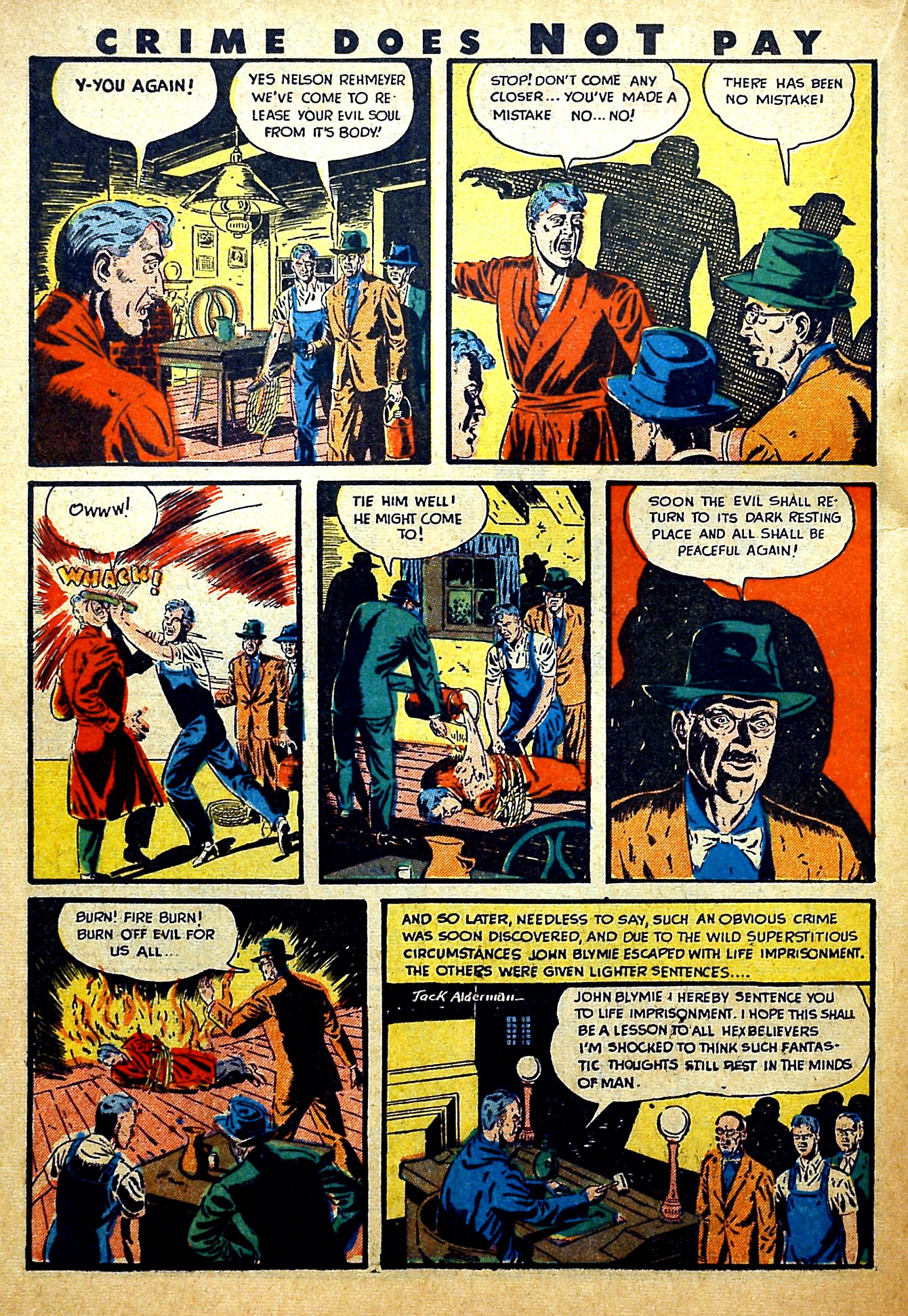 Crime Does Not Pay #28 (Lev Gleason), page 40. Public domain (US).