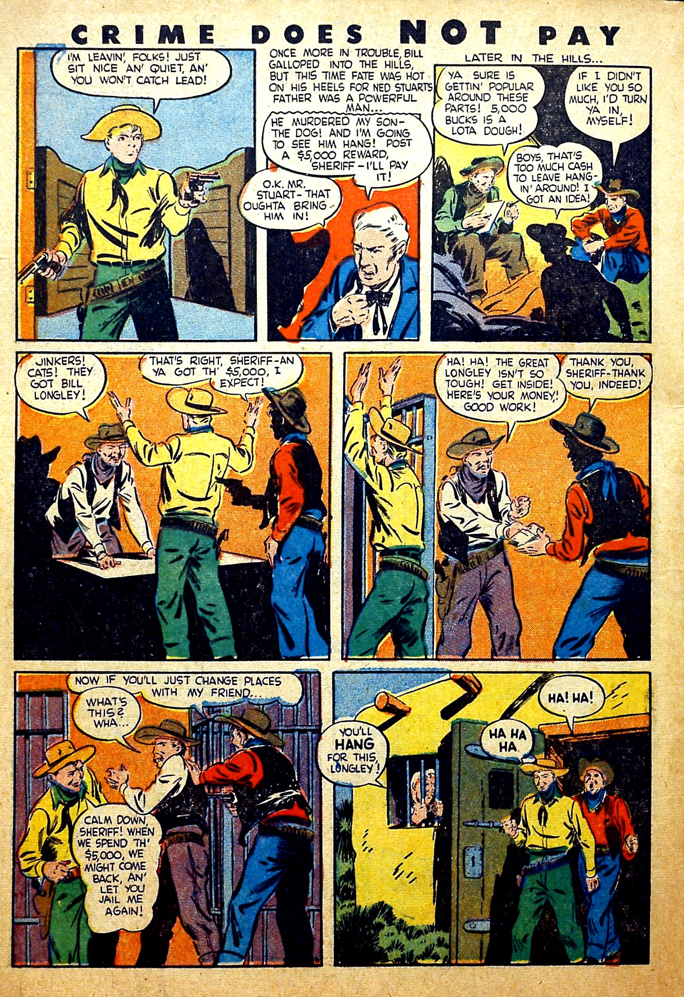 Crime Does Not Pay #28 (Lev Gleason), page 46. Public domain (US).