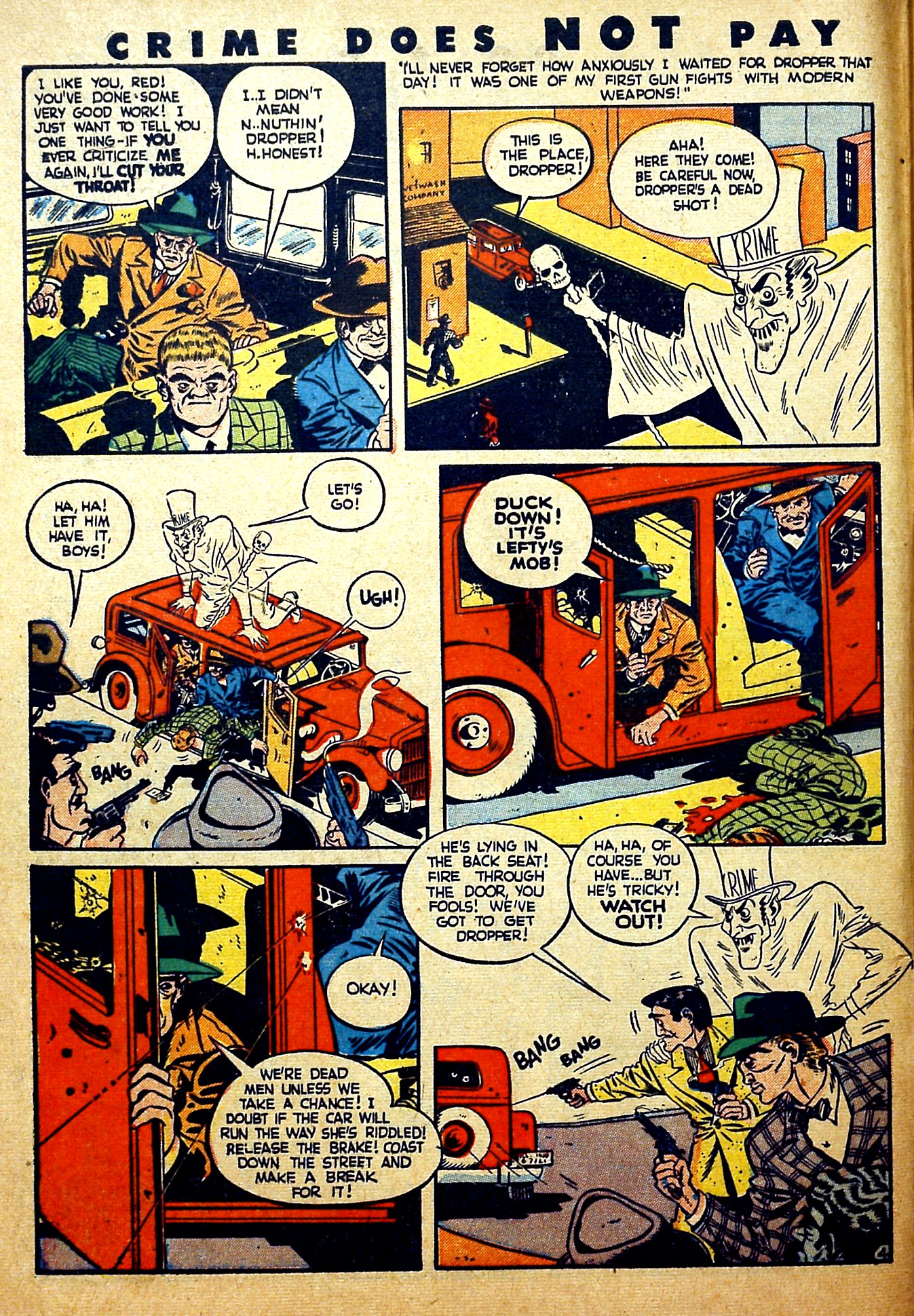 Crime Does Not Pay #28 (Lev Gleason), page 8. Public domain (US).