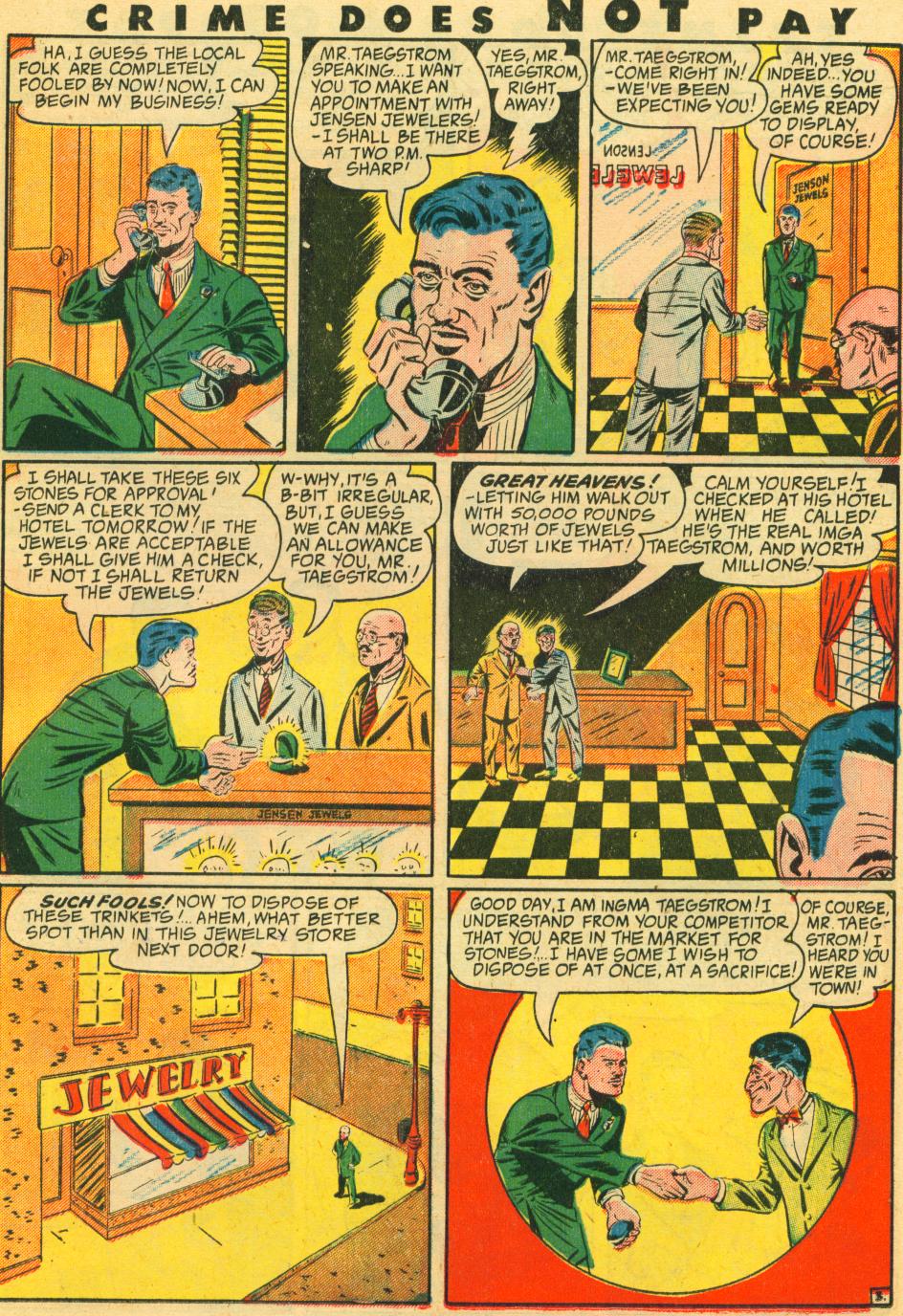 Crime Does Not Pay #37 (Lev Gleason), page 17. Public domain (US).