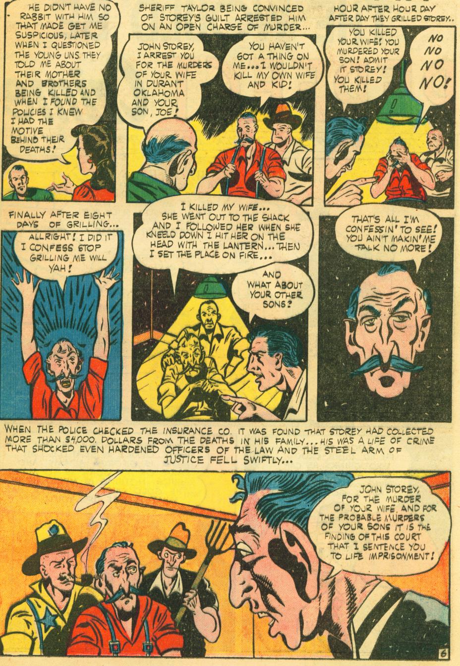 Crime Does Not Pay #37 (Lev Gleason), page 35. Public domain (US).