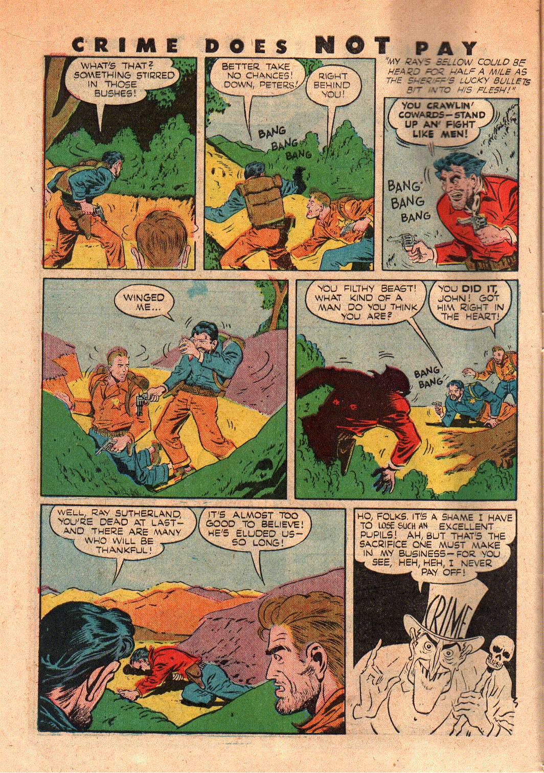 Crime Does Not Pay #39 (Lev Gleason), page 14. Public domain (US).
