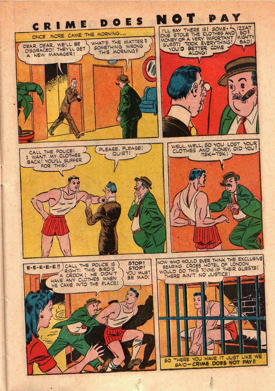 Crime Does Not Pay #39 (Lev Gleason), page 19. Public domain (US).