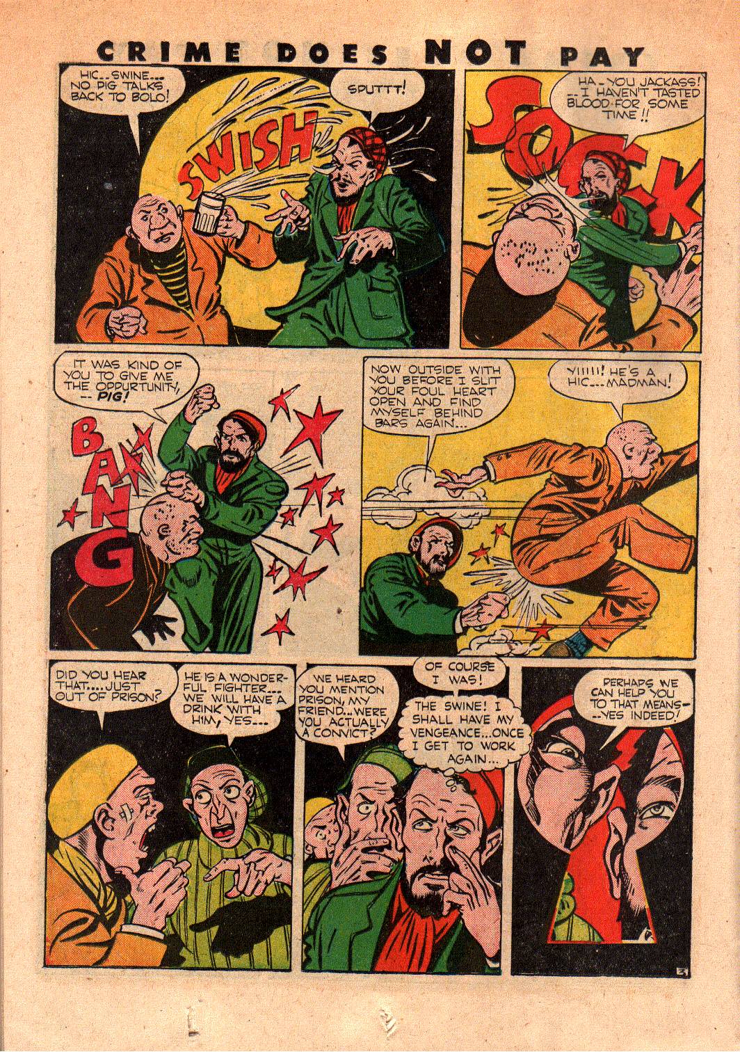 Crime Does Not Pay #39 (Lev Gleason), page 22. Public domain (US).