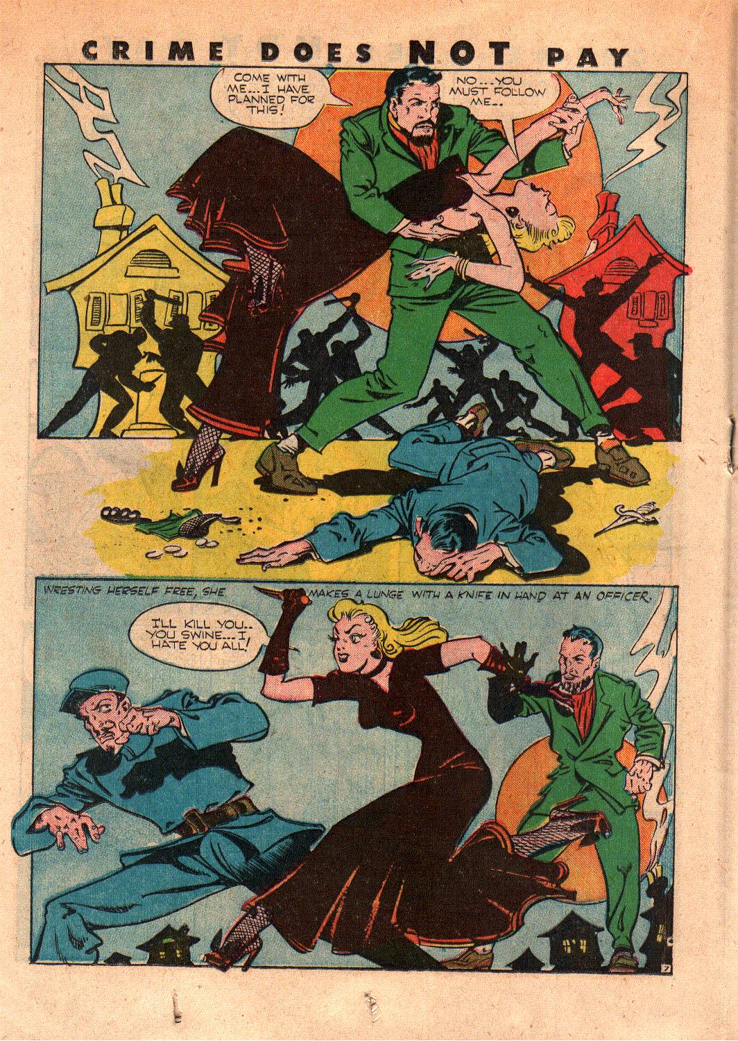 Crime Does Not Pay #39 (Lev Gleason), page 26. Public domain (US).