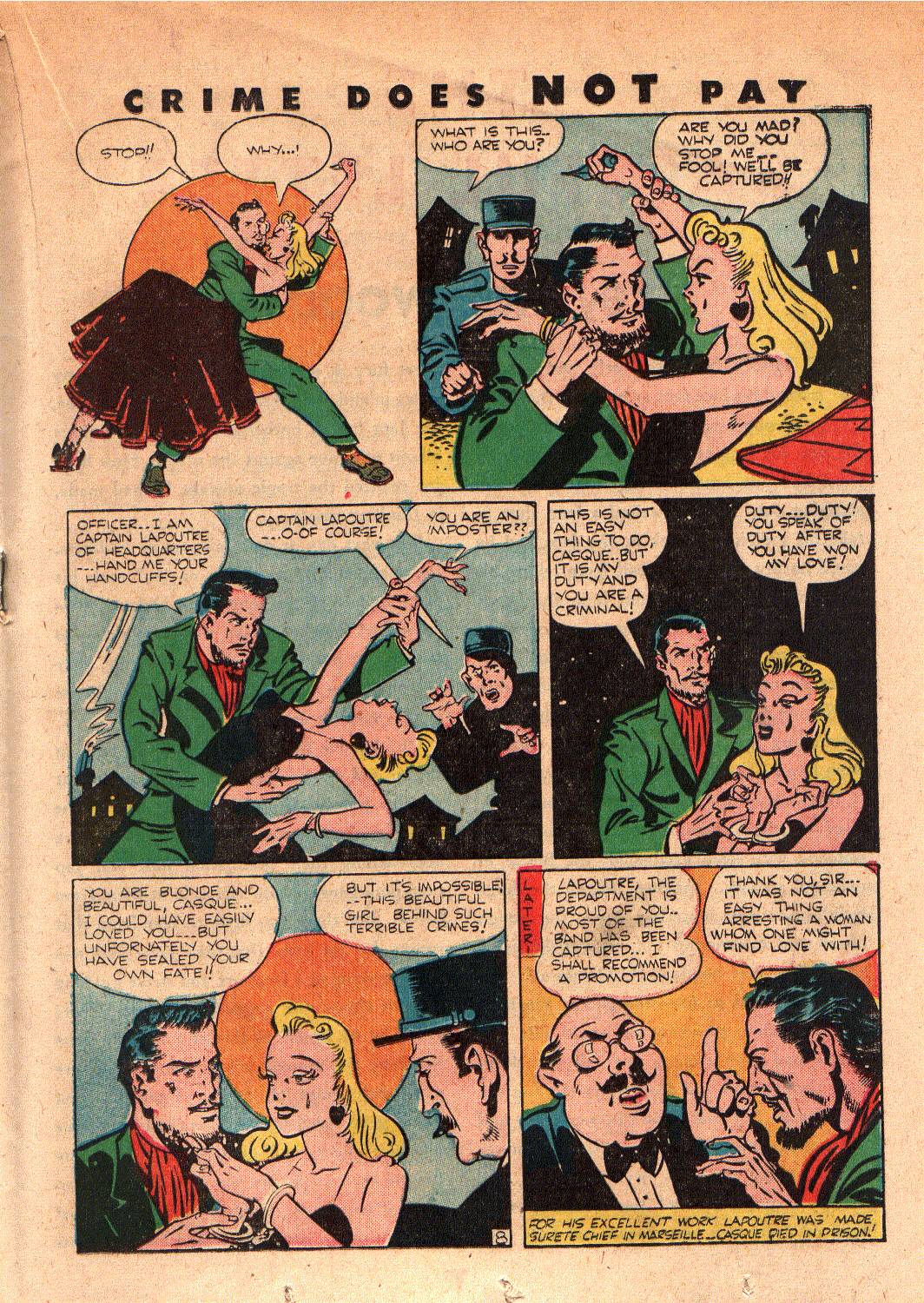 Crime Does Not Pay #39 (Lev Gleason), page 27. Public domain (US).