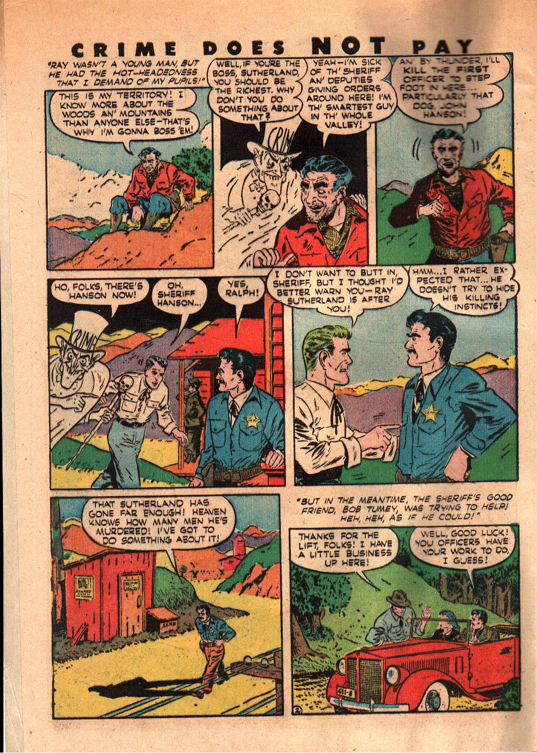 Crime Does Not Pay #39 (Lev Gleason), page 4. Public domain (US).