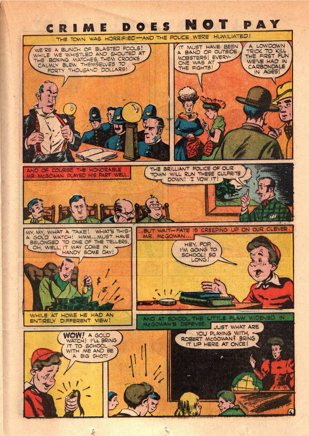 Crime Does Not Pay #39 (Lev Gleason), page 33. Public domain (US).