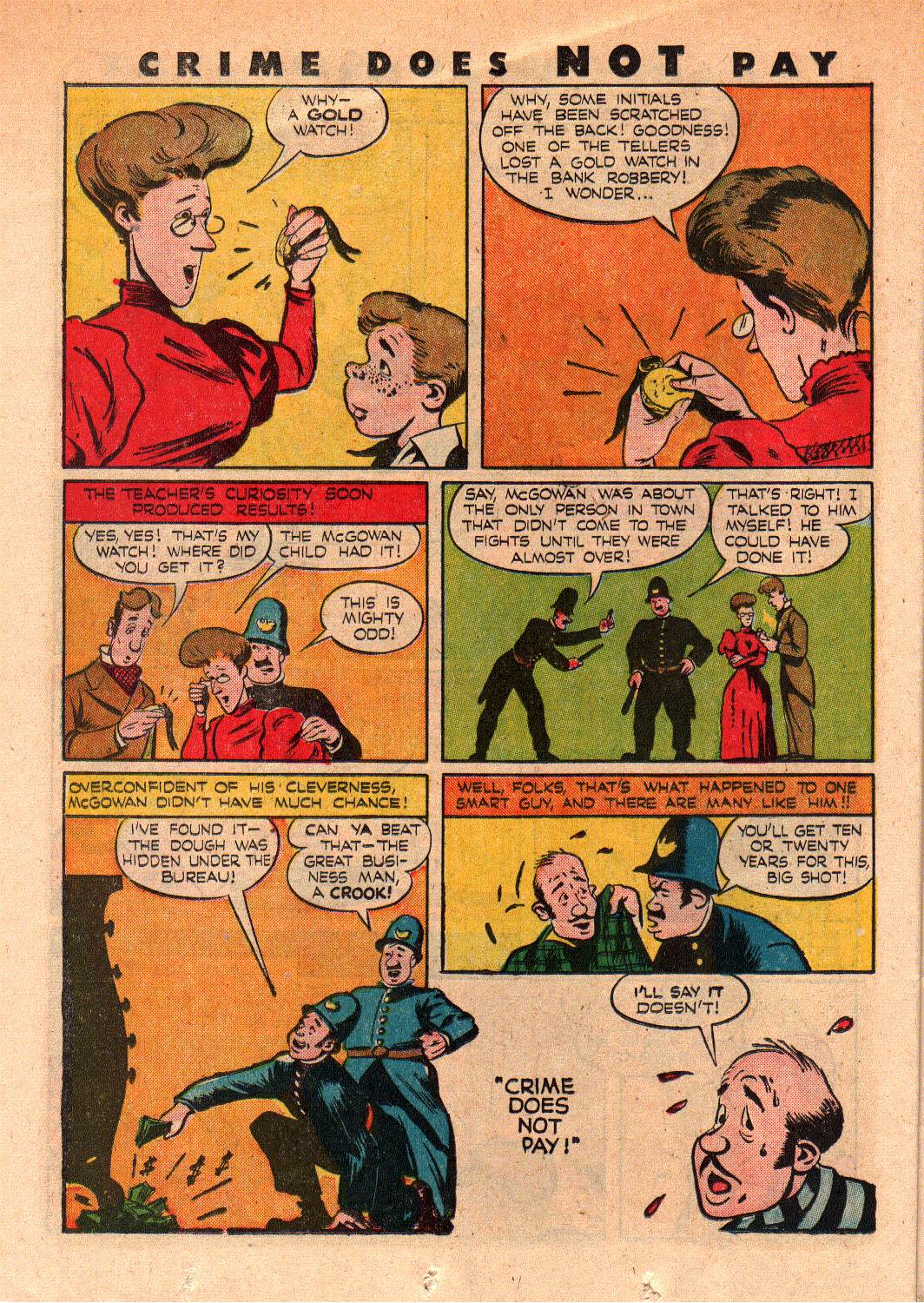 Crime Does Not Pay #39 (Lev Gleason), page 34. Public domain (US).