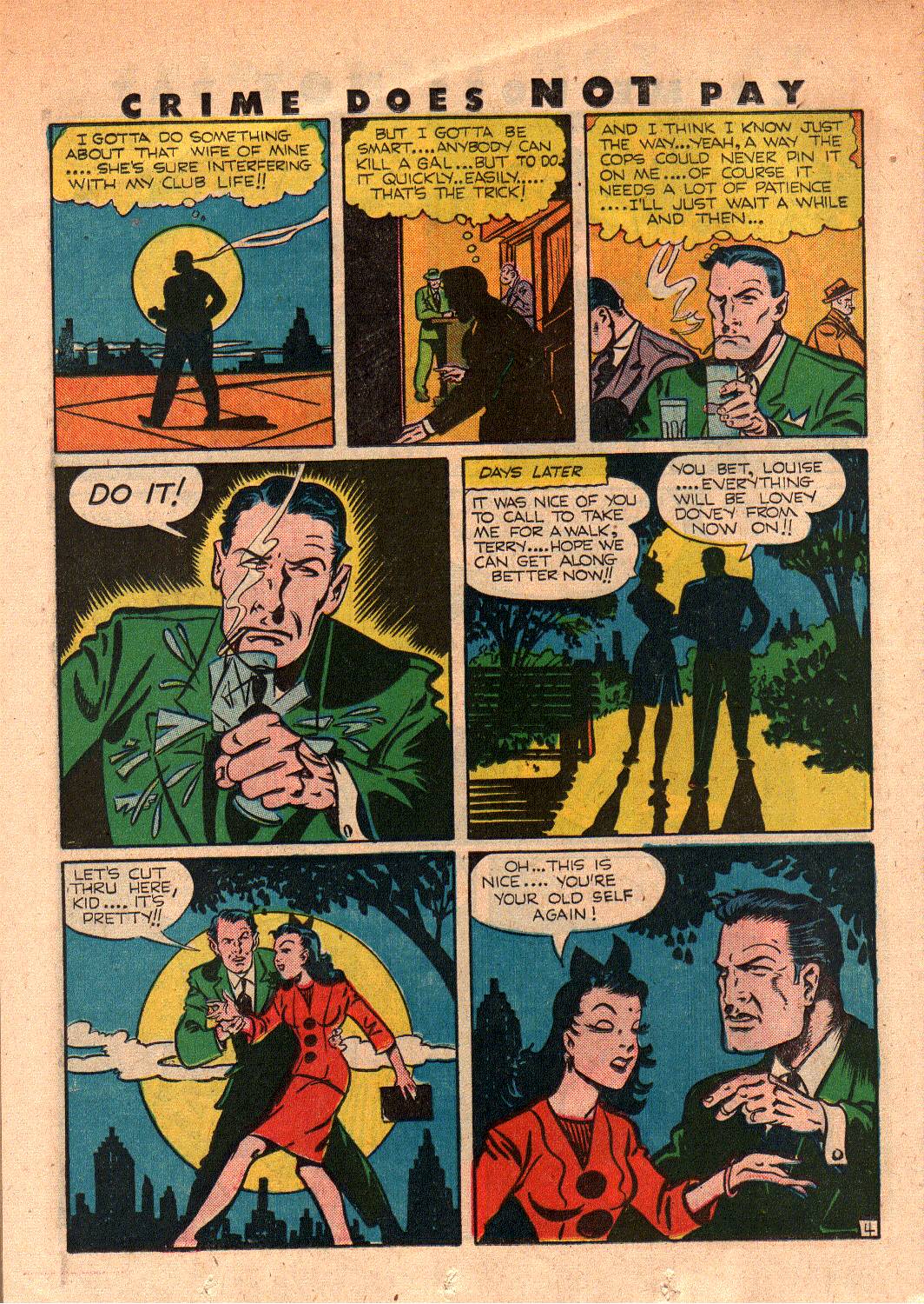 Crime Does Not Pay #39 (Lev Gleason), page 38. Public domain (US).
