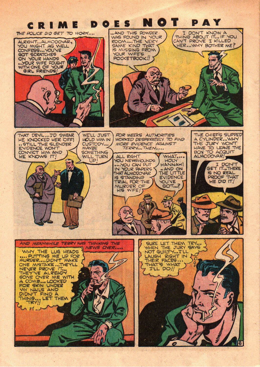Crime Does Not Pay #39 (Lev Gleason), page 40. Public domain (US).