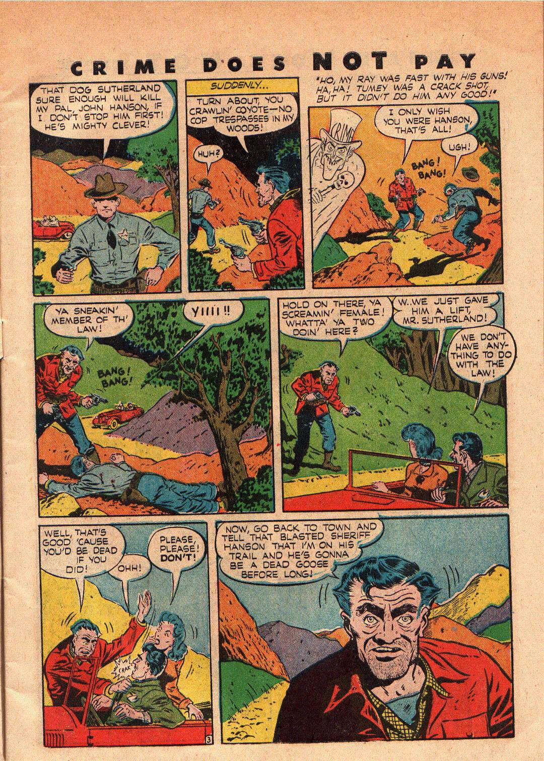 Crime Does Not Pay #39 (Lev Gleason), page 5. Public domain (US).