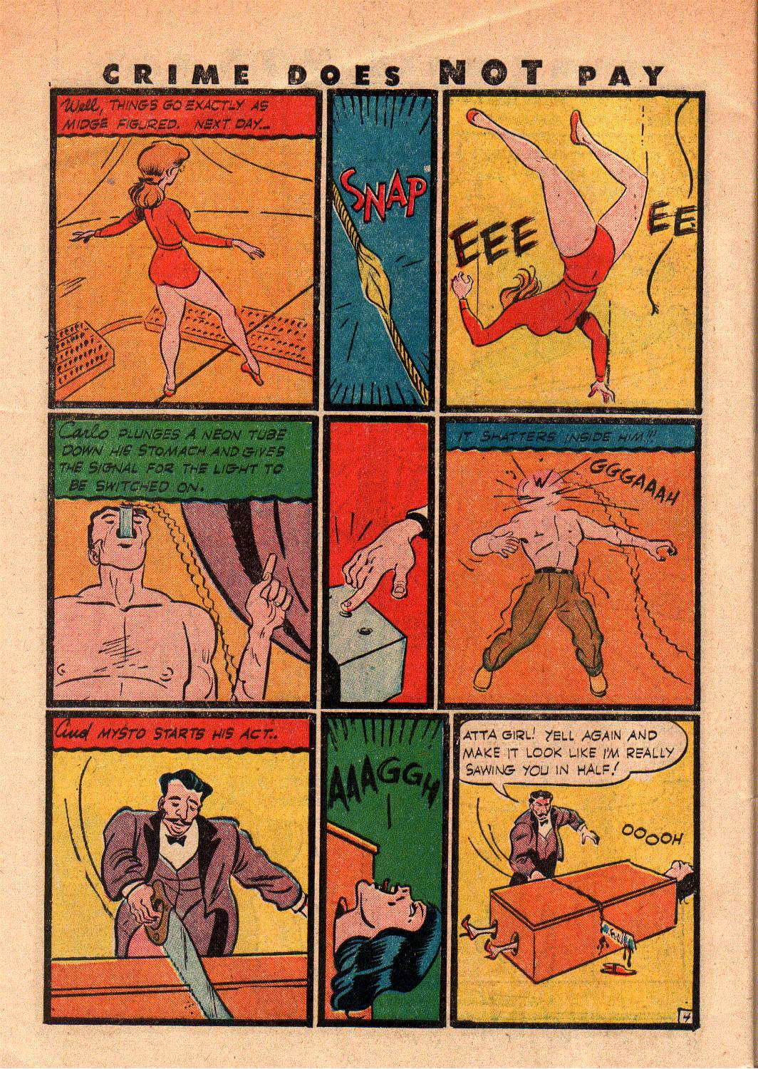 Crime Does Not Pay #39 (Lev Gleason), page 46. Public domain (US).