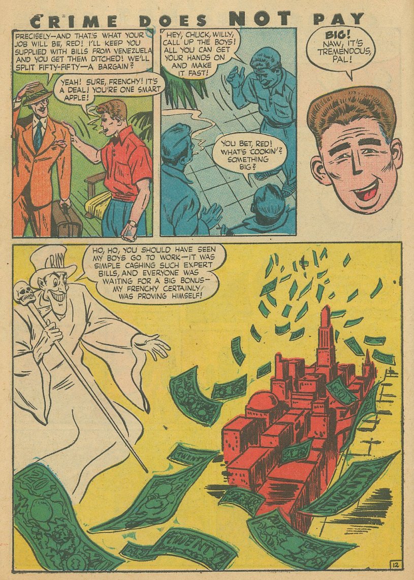 Crime Does Not Pay #41 (Lev Gleason), page 13. Public domain (US).