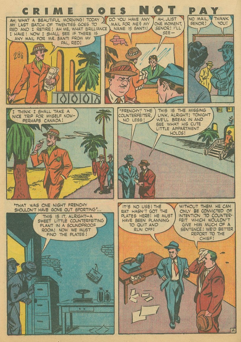 Crime Does Not Pay #41 (Lev Gleason), page 15. Public domain (US).