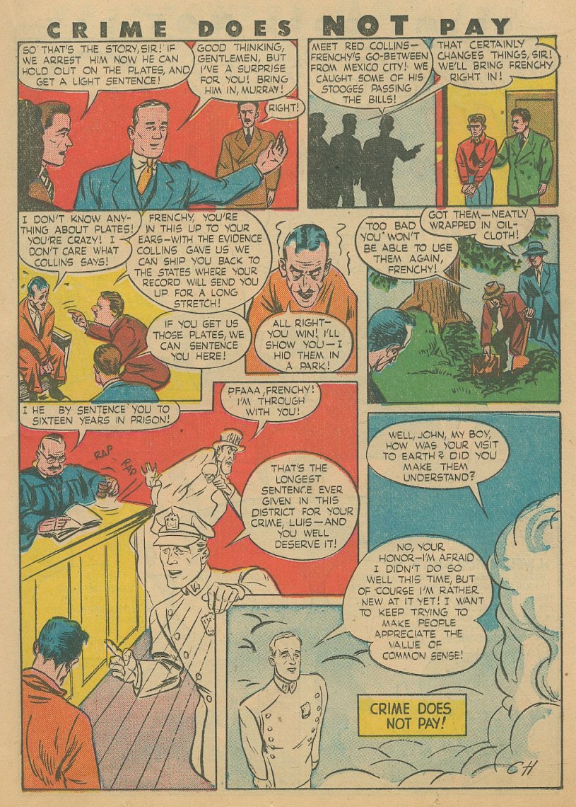 Crime Does Not Pay #41 (Lev Gleason), page 16. Public domain (US).