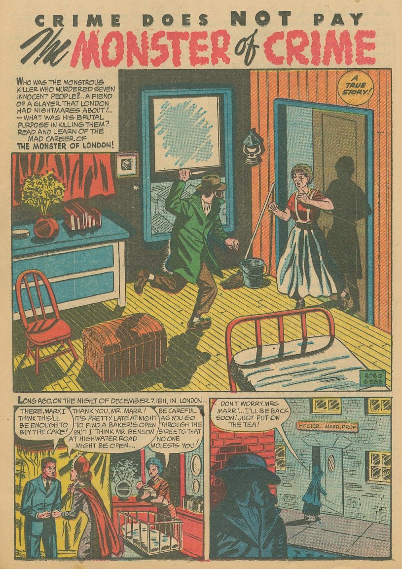 Crime Does Not Pay #41 (Lev Gleason), page 26. Public domain (US).