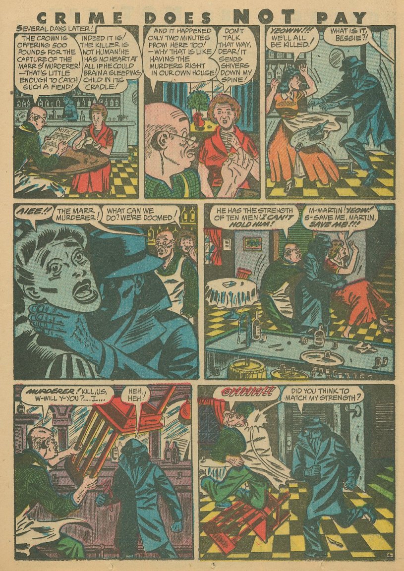Crime Does Not Pay #41 (Lev Gleason), page 29. Public domain (US).