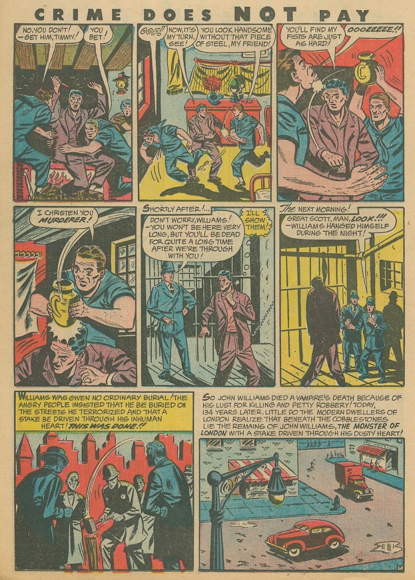 Crime Does Not Pay #41 (Lev Gleason), page 32. Public domain (US).
