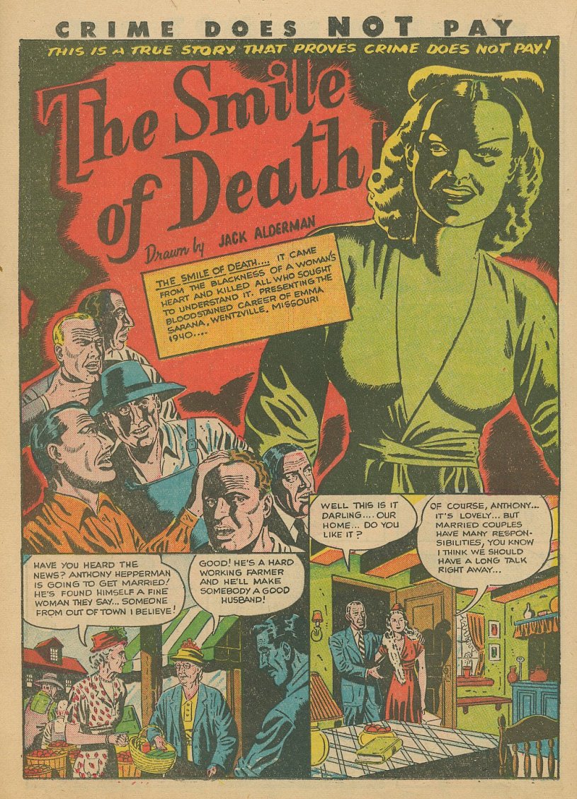 Crime Does Not Pay #41 (Lev Gleason), page 37. Public domain (US).