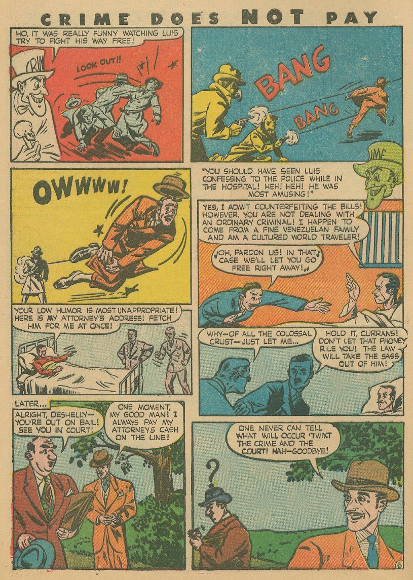 Crime Does Not Pay #41 (Lev Gleason), page 7. Public domain (US).