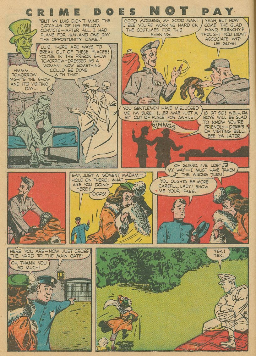 Crime Does Not Pay #41 (Lev Gleason), page 9. Public domain (US).