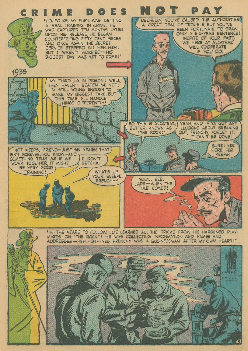 Crime Does Not Pay #41 (Lev Gleason), page 10. Public domain (US).