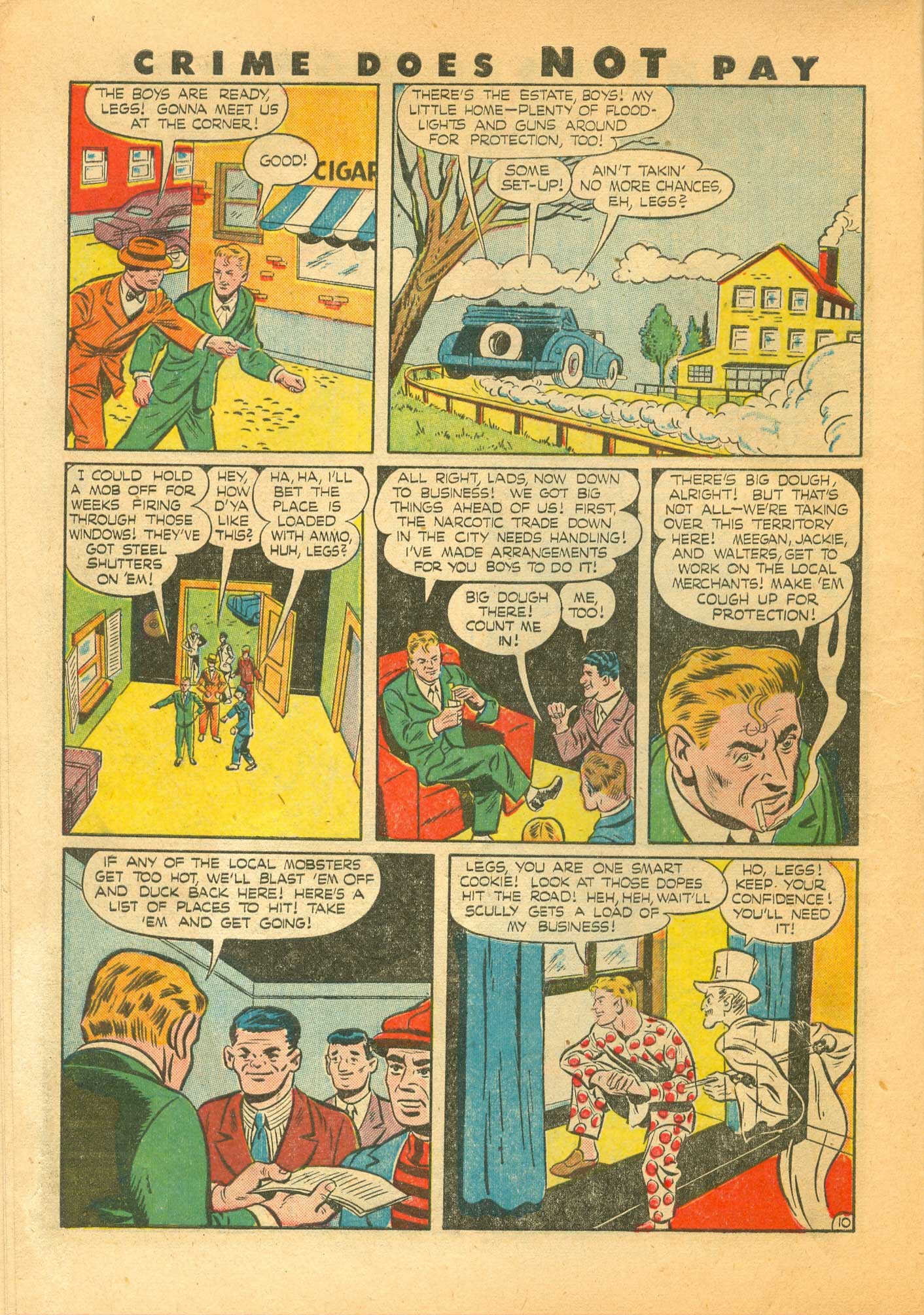Crime Does Not Pay #44 (Lev Gleason), page 12. Public domain (US).