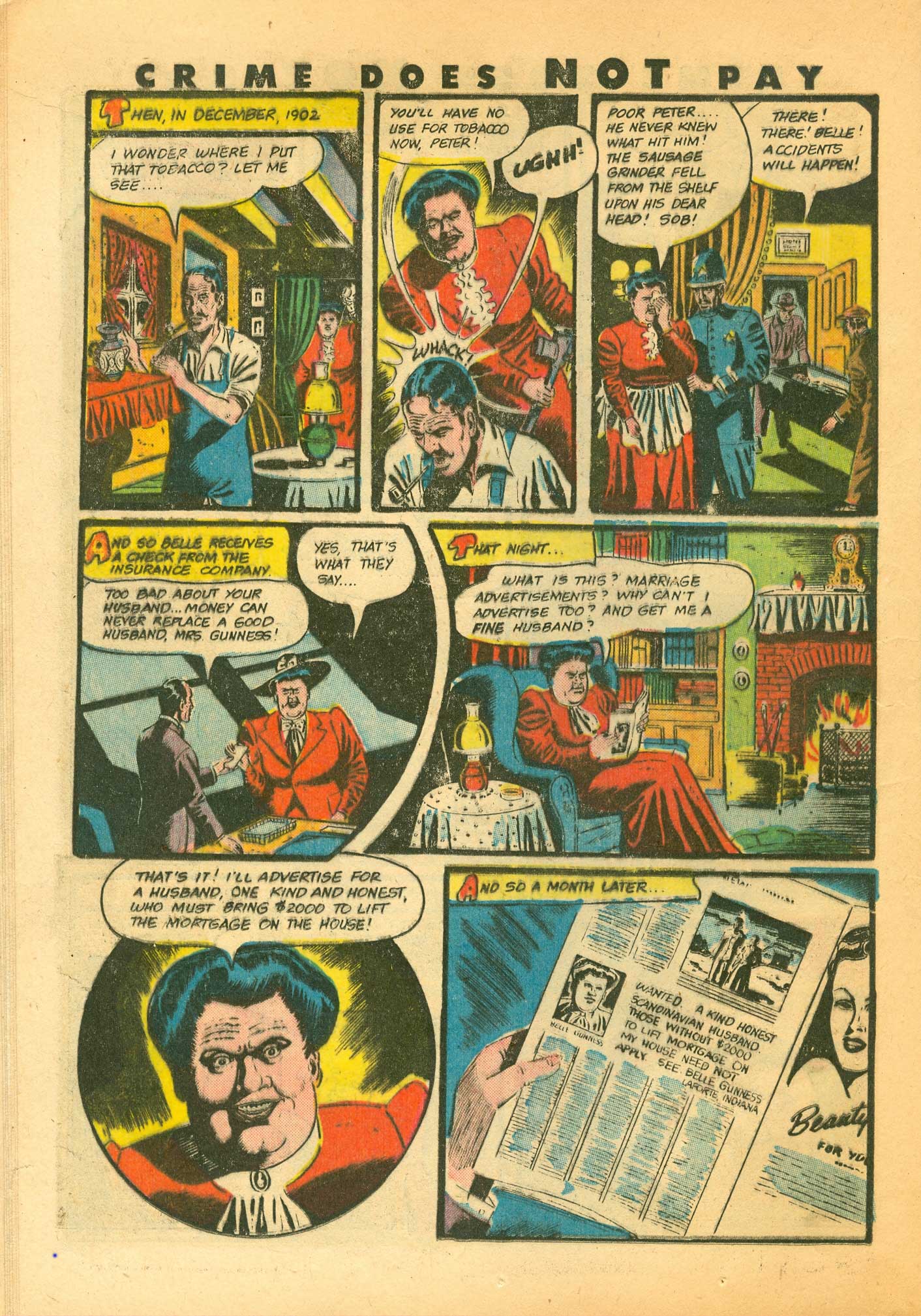 Crime Does Not Pay #44 (Lev Gleason), page 18. Public domain (US).