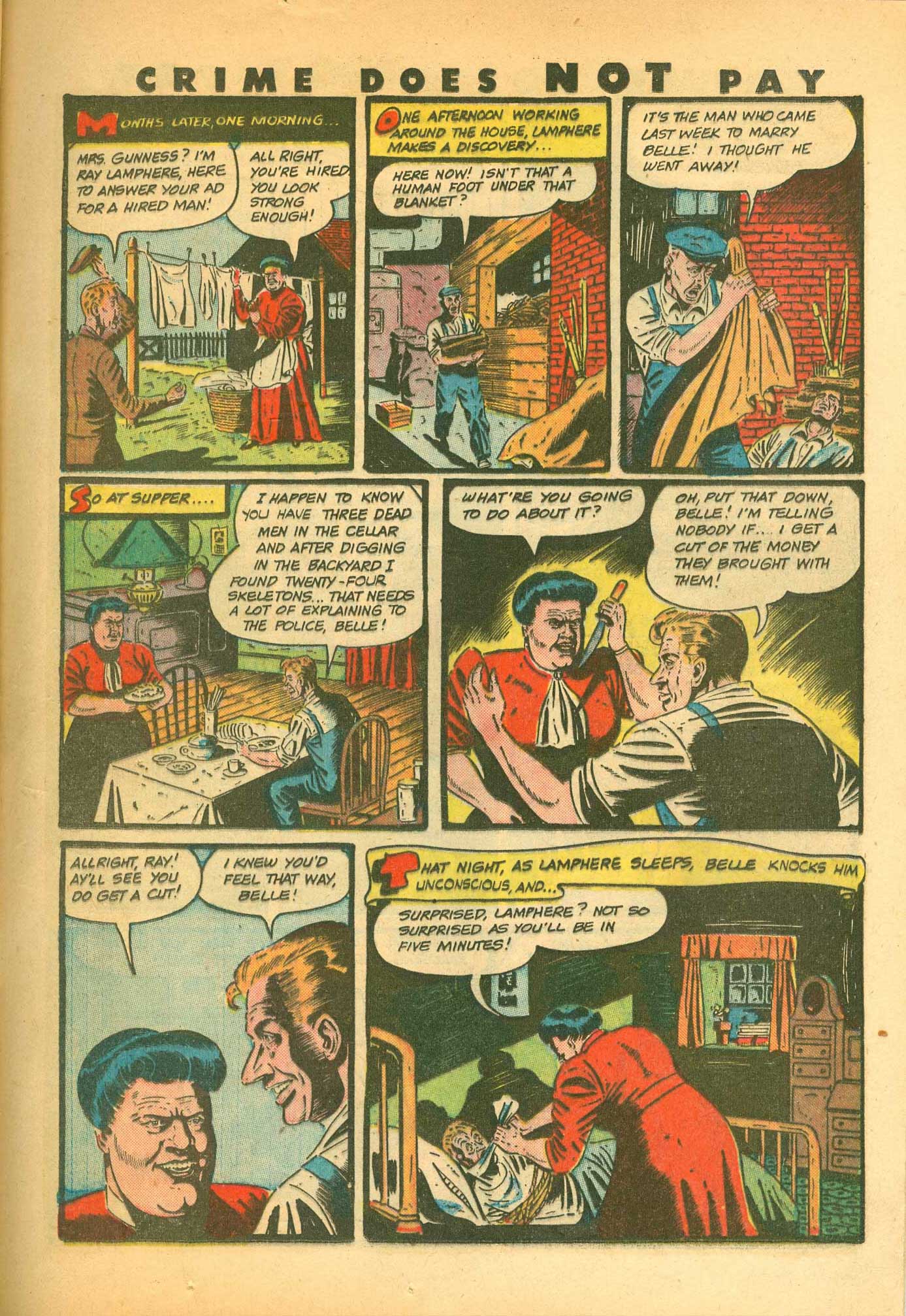 Crime Does Not Pay #44 (Lev Gleason), page 21. Public domain (US).