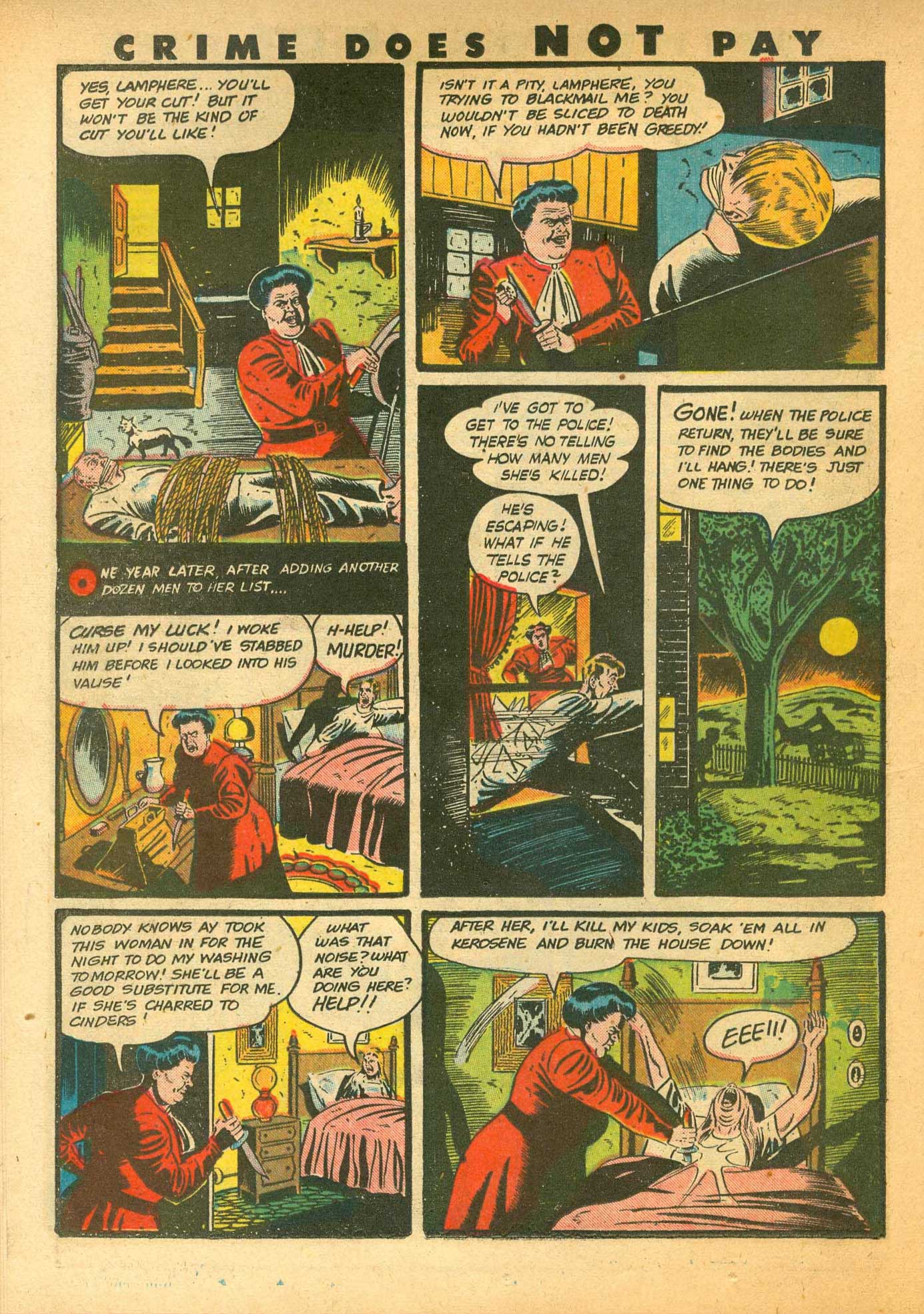 Crime Does Not Pay #44 (Lev Gleason), page 22. Public domain (US).