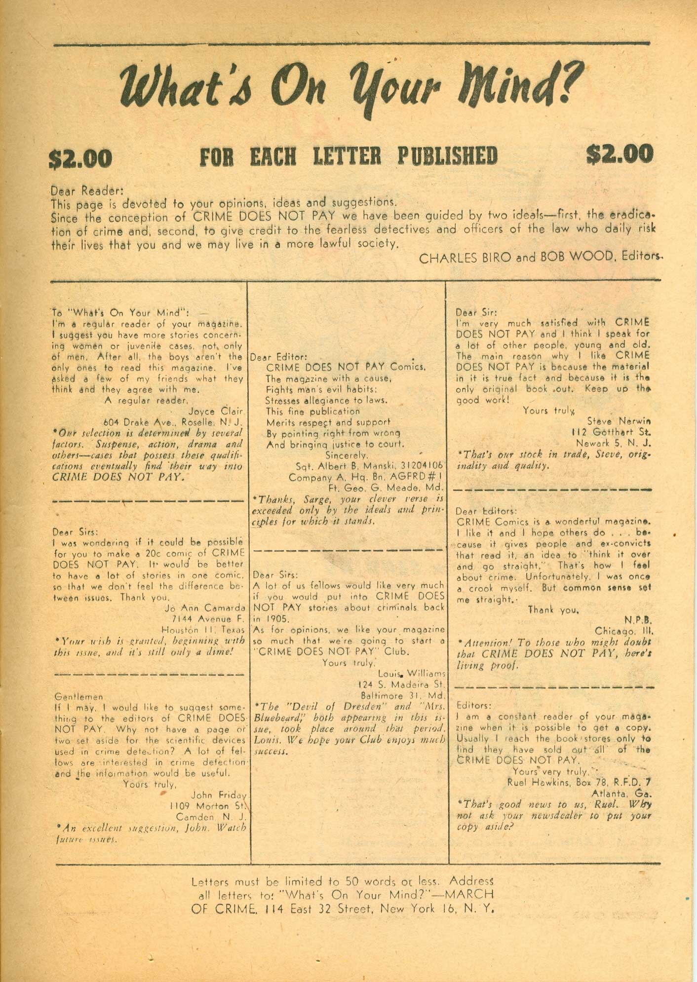 Crime Does Not Pay #44 (Lev Gleason), page 25. Public domain (US).