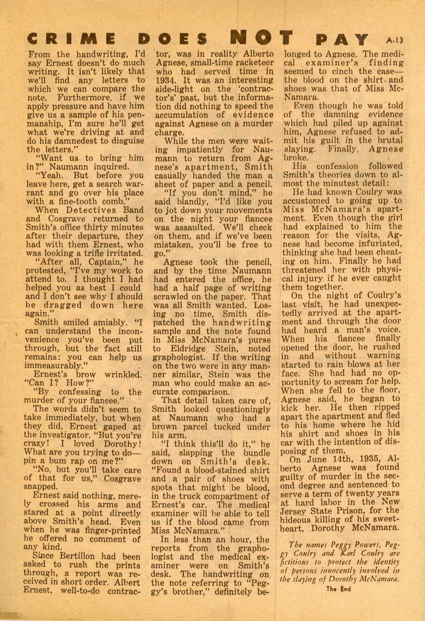 Crime Does Not Pay #44 (Lev Gleason), page 40. Public domain (US).