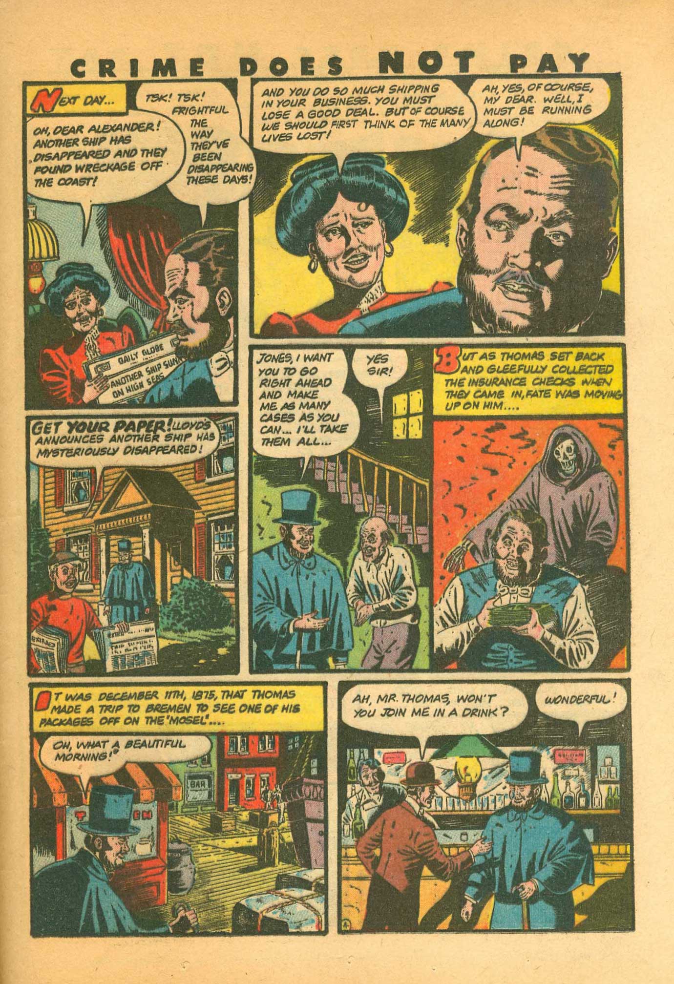 Crime Does Not Pay #44 (Lev Gleason), page 54. Public domain (US).