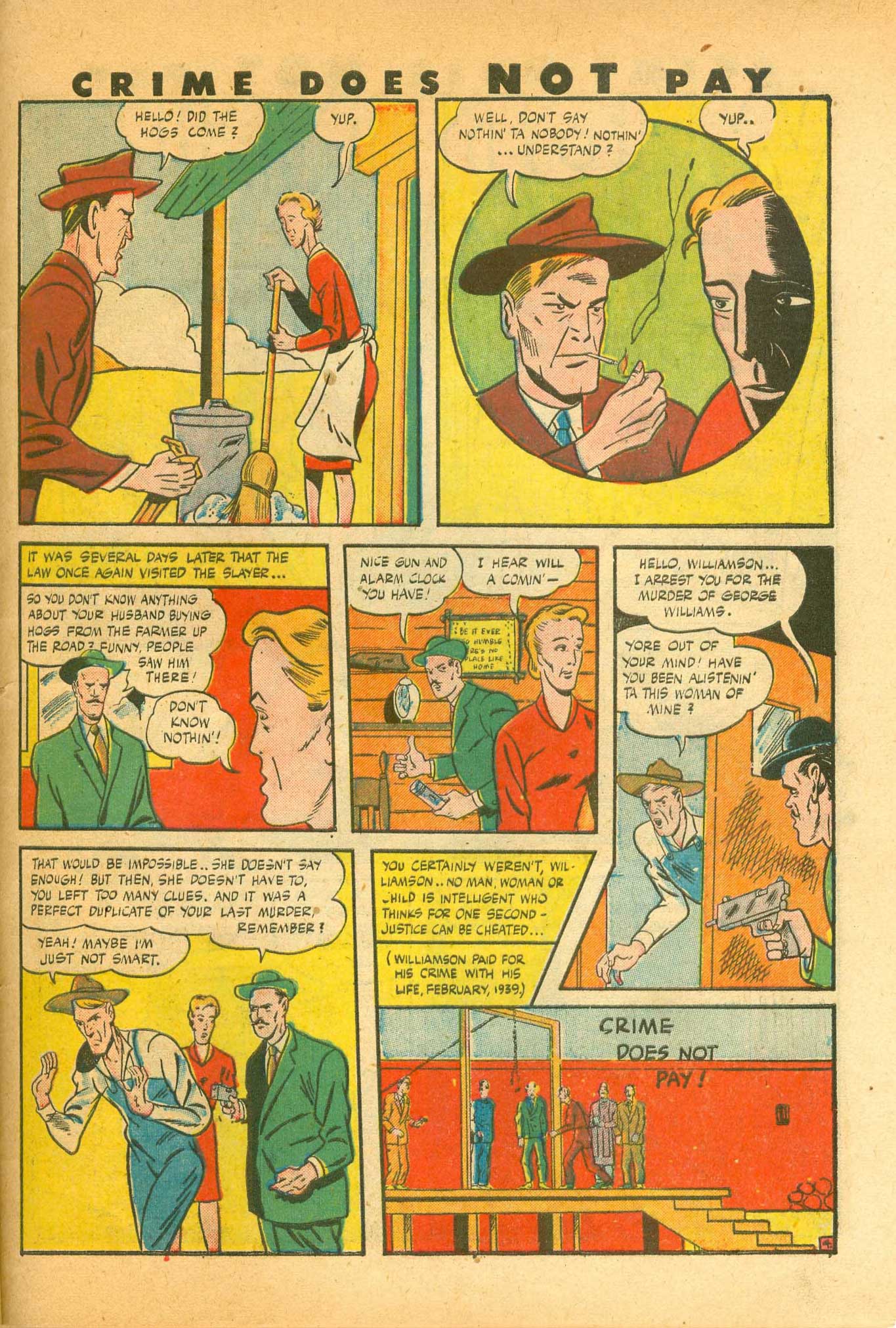 Crime Does Not Pay #44 (Lev Gleason), page 60. Public domain (US).