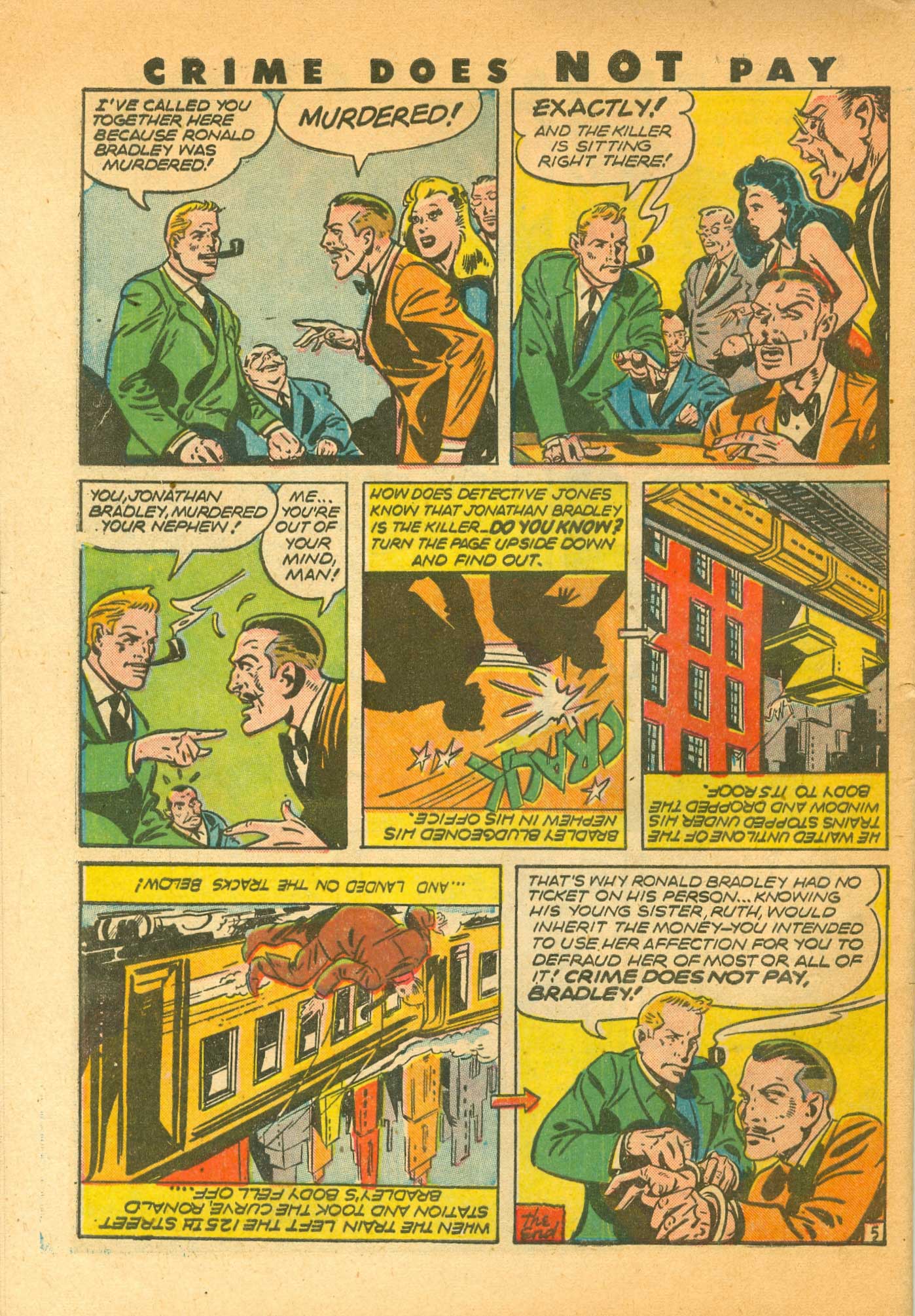 Crime Does Not Pay #44 (Lev Gleason), page 65. Public domain (US).