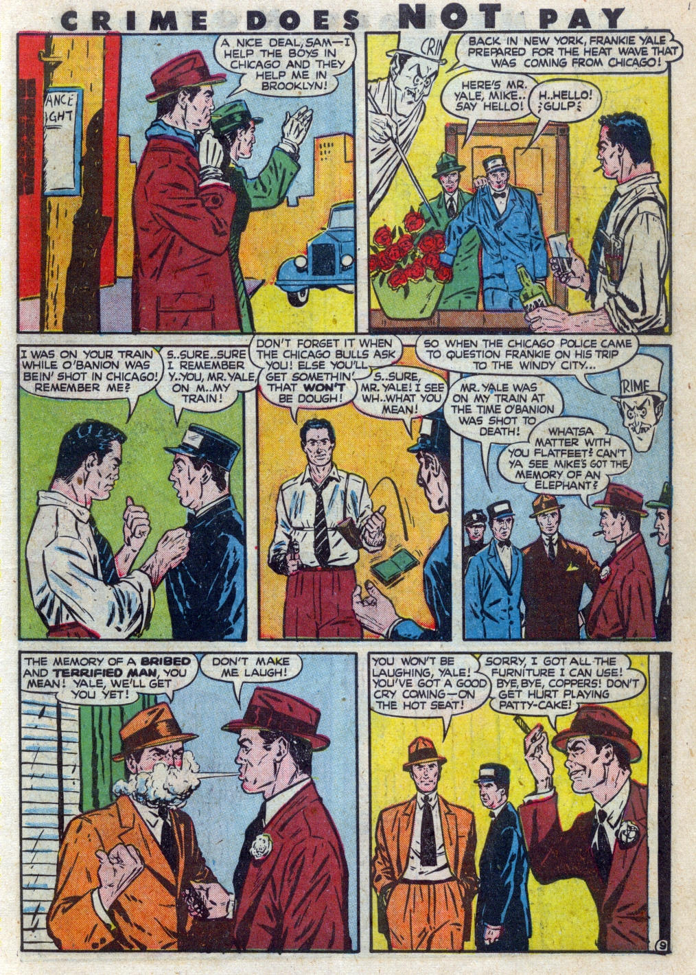 Crime Does Not Pay #48 (Lev Gleason), page 11. Public domain (US).