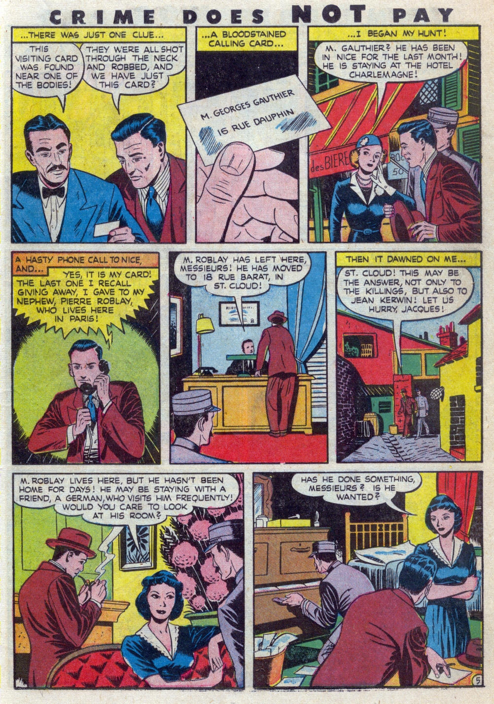 Crime Does Not Pay #48 (Lev Gleason), page 21. Public domain (US).