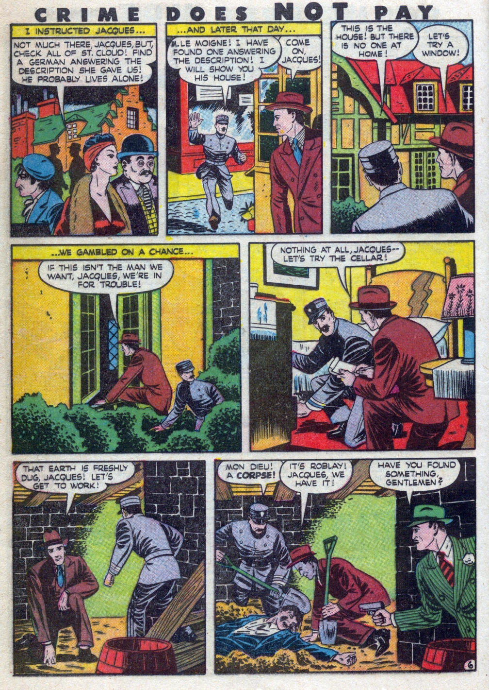 Crime Does Not Pay #48 (Lev Gleason), page 22. Public domain (US).
