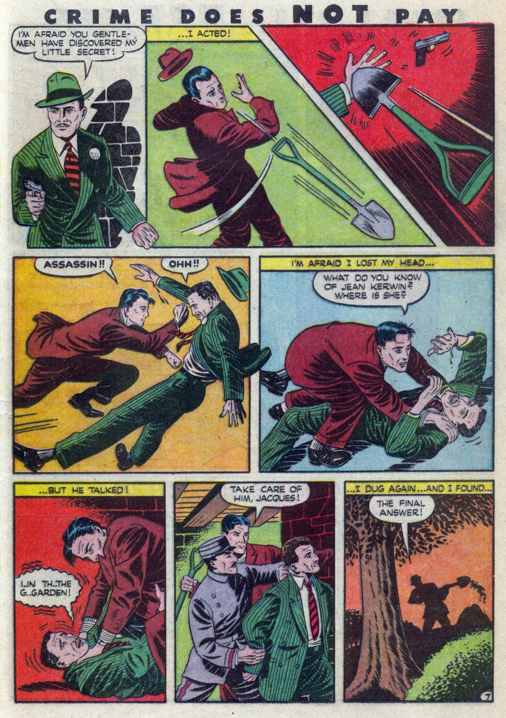 Crime Does Not Pay #48 (Lev Gleason), page 23. Public domain (US).