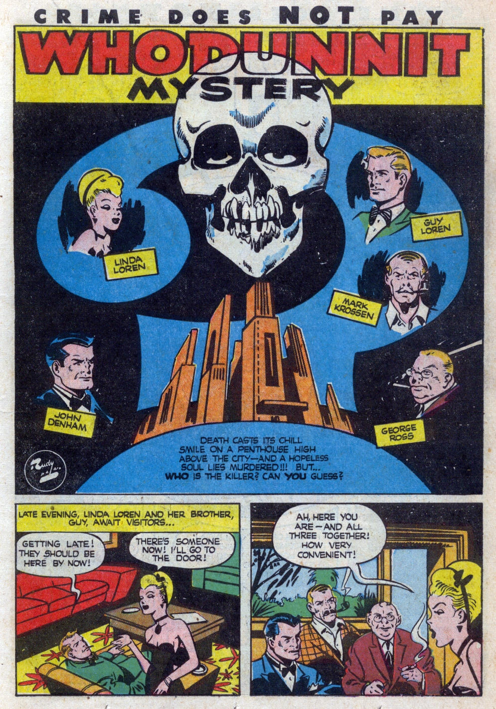 Crime Does Not Pay #48 (Lev Gleason), page 27. Public domain (US).