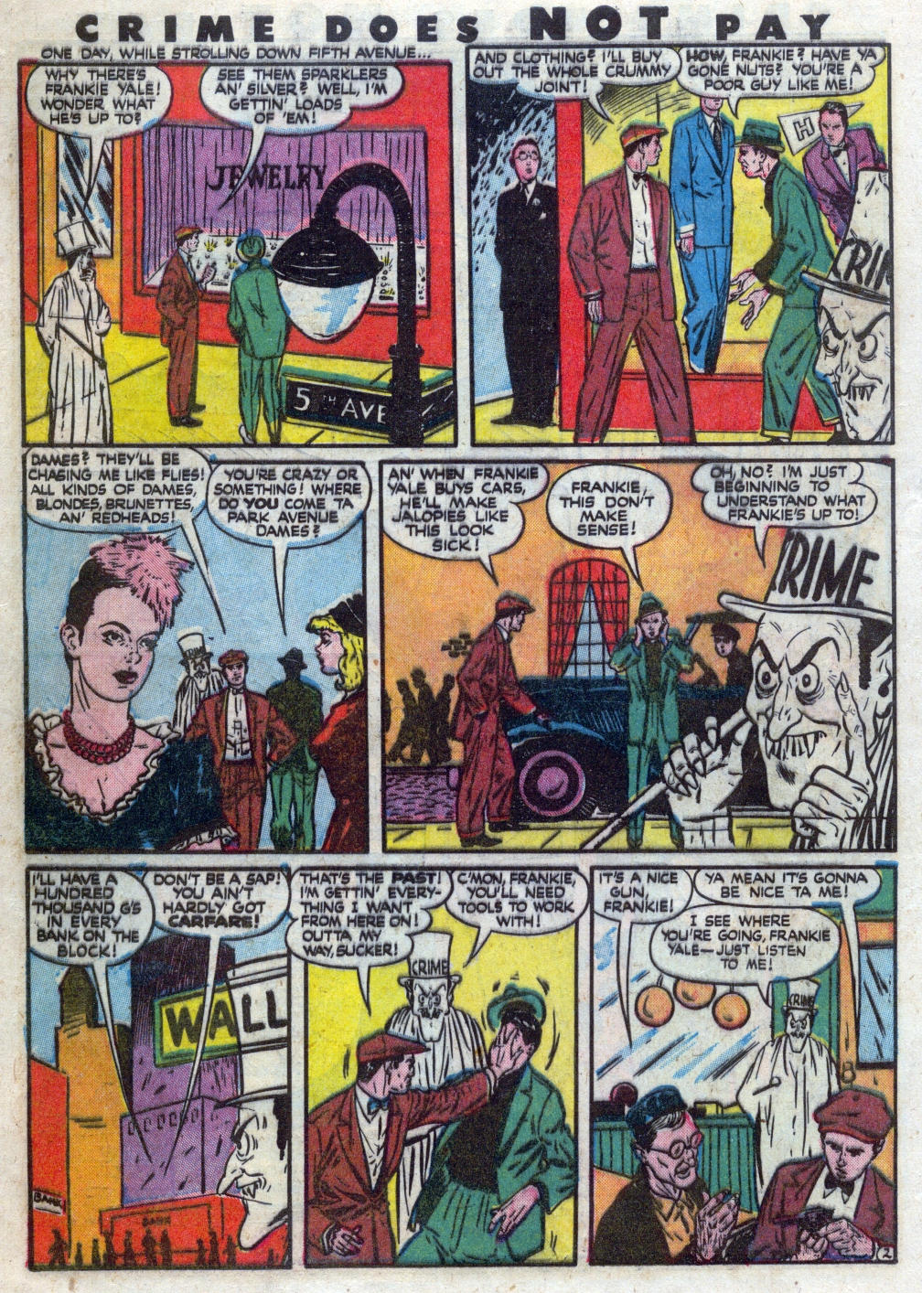 Crime Does Not Pay #48 (Lev Gleason), page 4. Public domain (US).