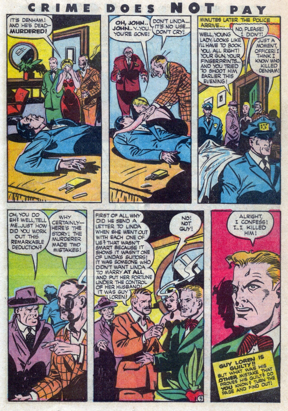 Crime Does Not Pay #48 (Lev Gleason), page 31. Public domain (US).